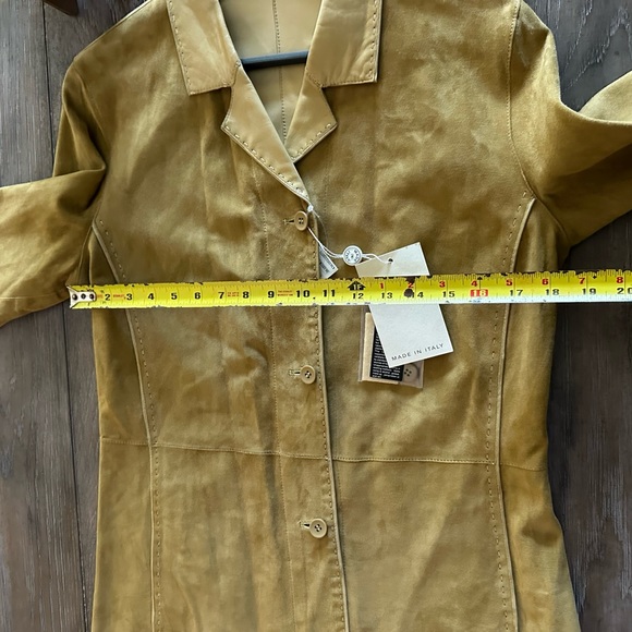 Vera Pelle Designer Leather Blazer - Picture 15 of 15